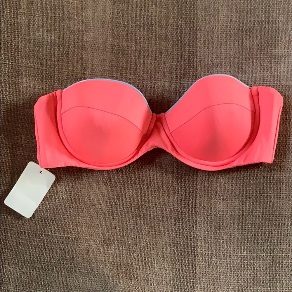 Coral Underwire  Bandeau (Model is wearing Pink)